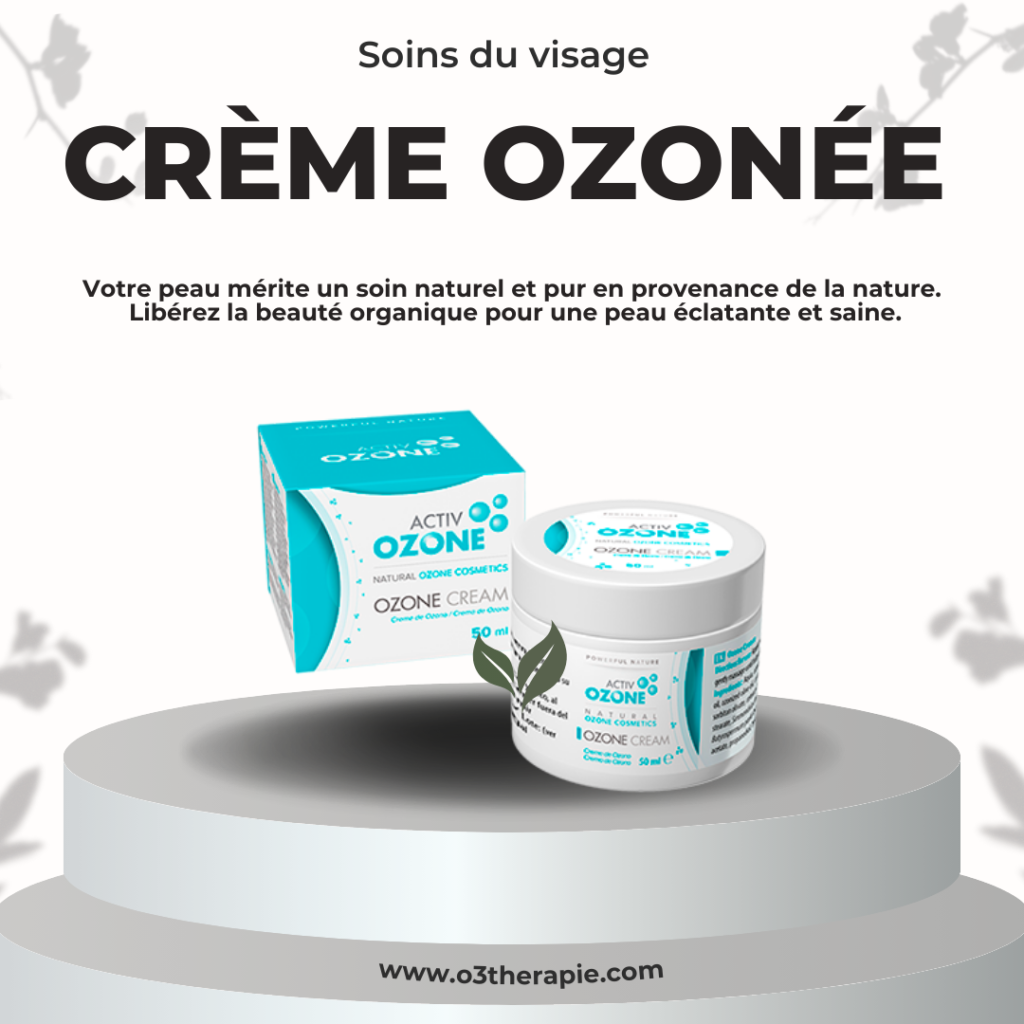 Crème ozonée pour le visage