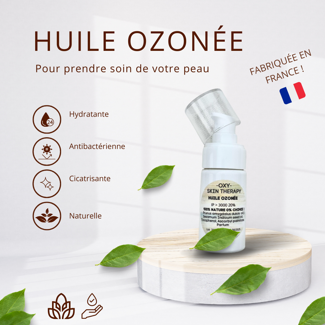 Huile ozonée de qualité fabriquée en France